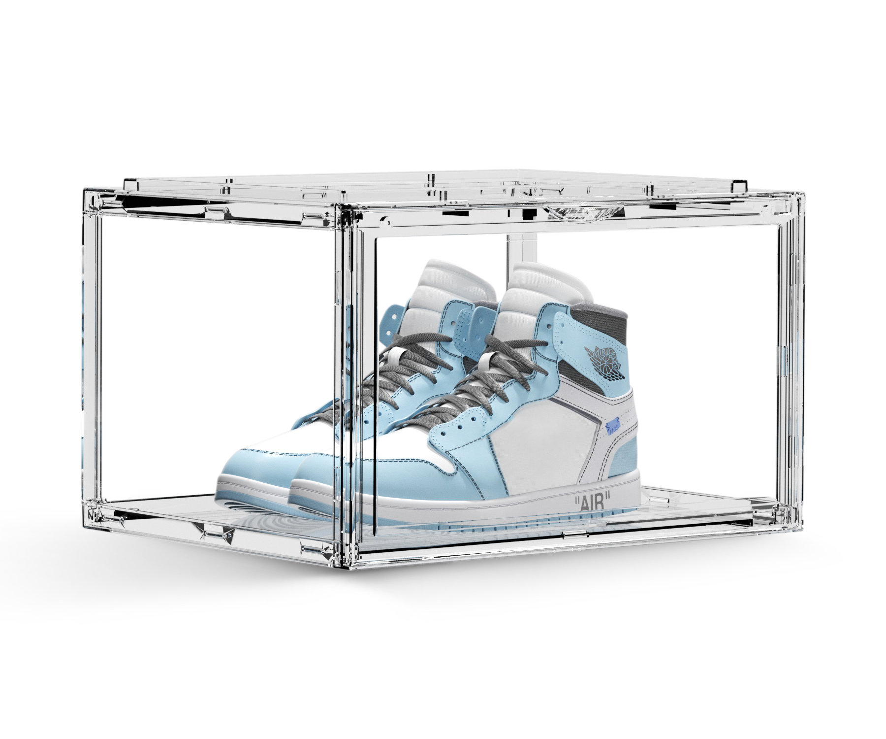 Clear plastic sneakers shop